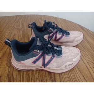 New Balance Nitrel V4 Womens Size 8.5 Pink Blue Trail Running Shoes WTNTRCP4